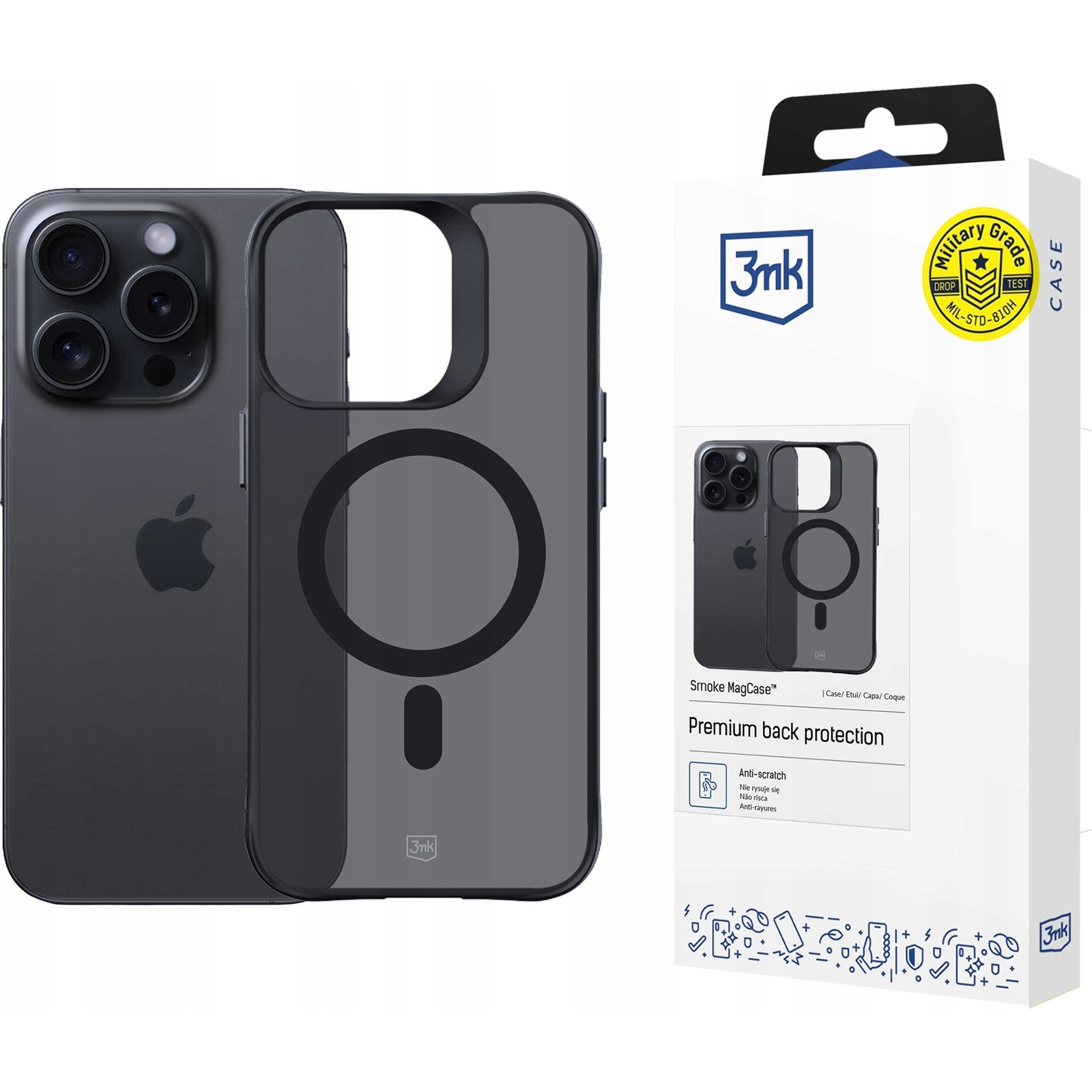 3mk Smoke MagCase Apple iPhone 13 Pro Max (5903108563703)