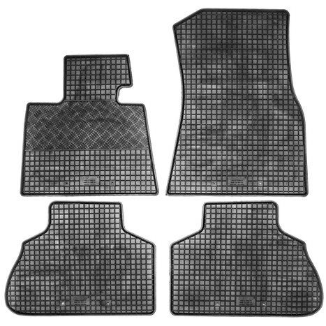 RIGUM Rubber Car Mats for BMW X5 2018->, Black (Set of 4) (0592X12)