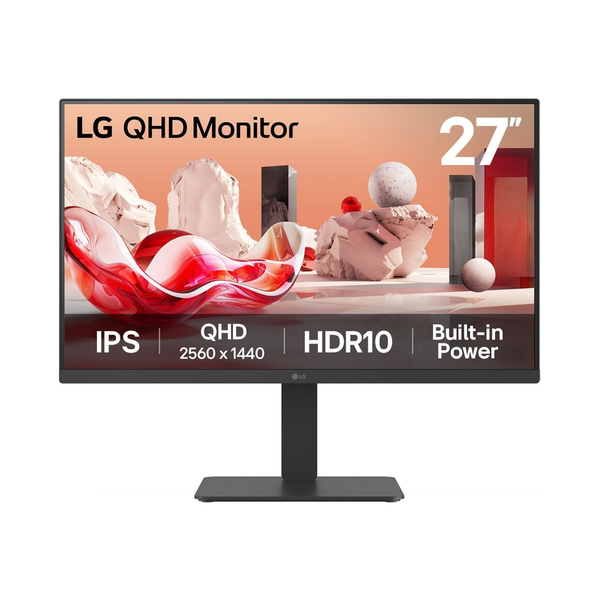 LG 27BA54QB-B 27" QHD IPS Monitor 75Hz - Fekete
