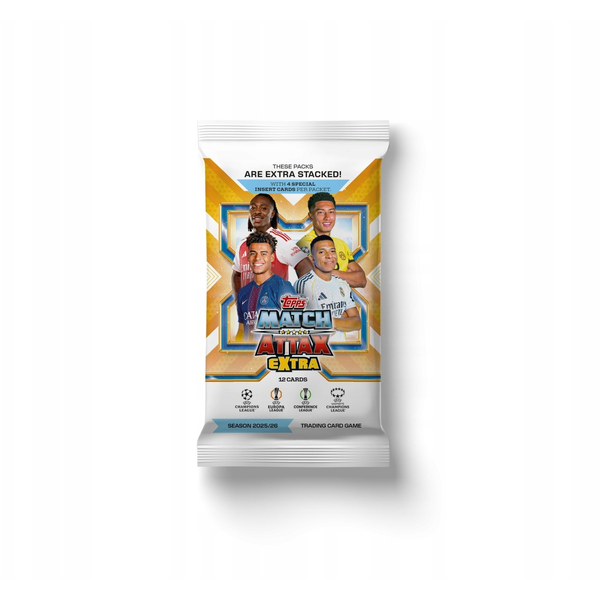Figurka TOPPS match attax extra 2025/26 sachet with cards 1pc.mix