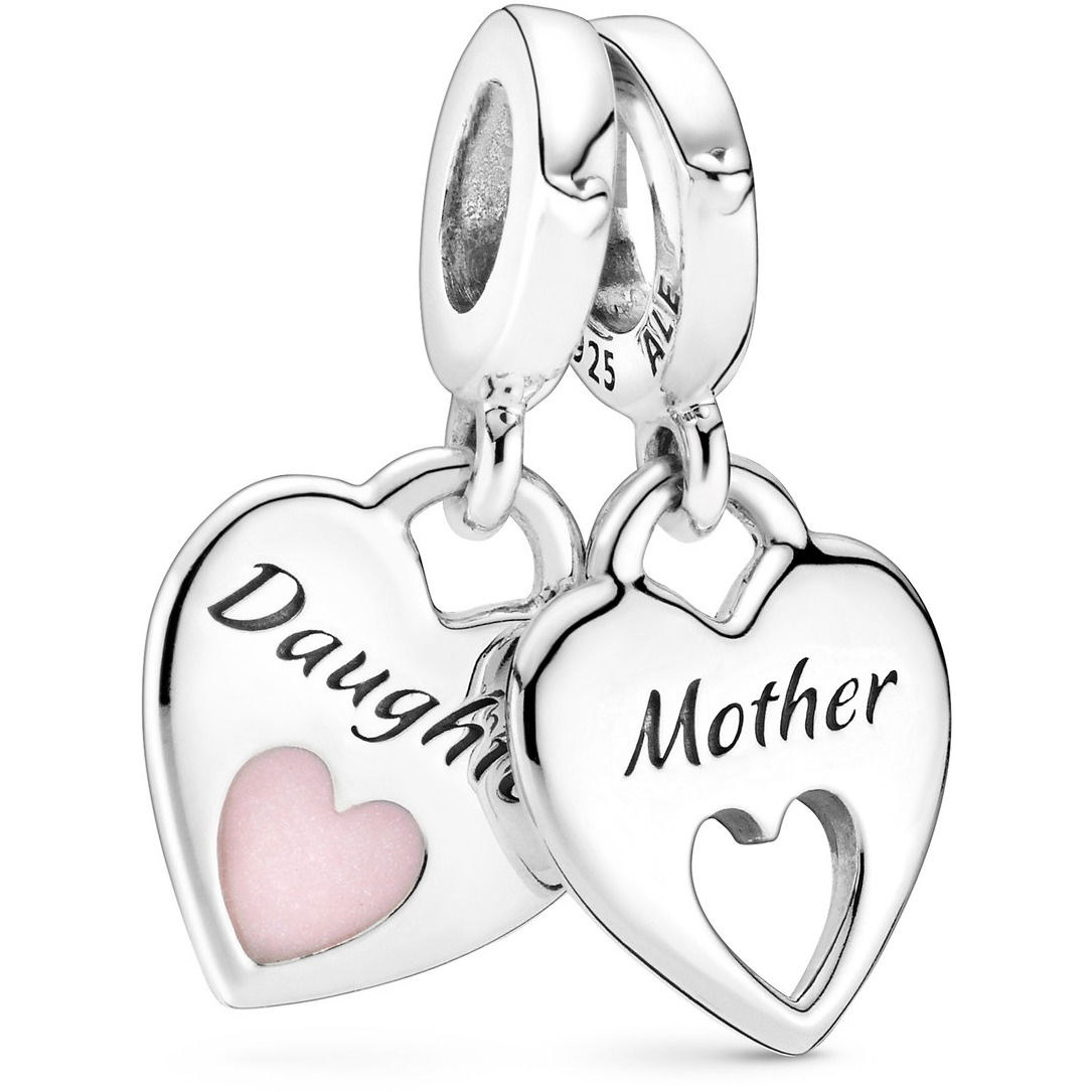 PANDORA Dupla osztott szív 799187C01 (Ag 925/1000, 2,88 g) (5700302899306)