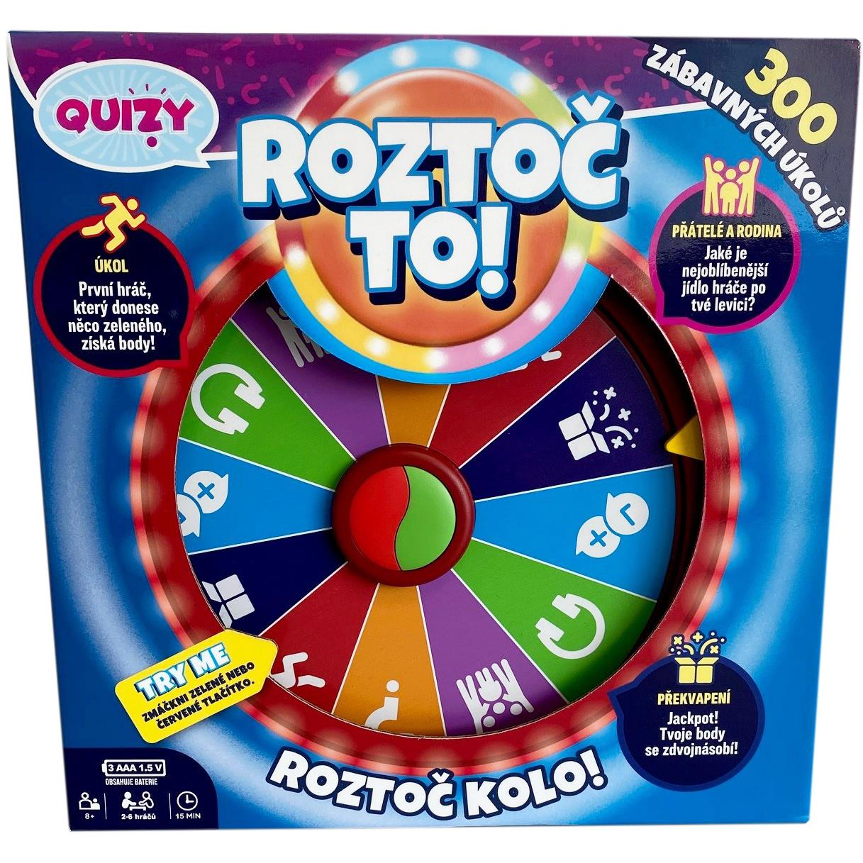 Mac Toys Quizy Pörgesd meg! Elektronikus Társasjáték (8590439241386)