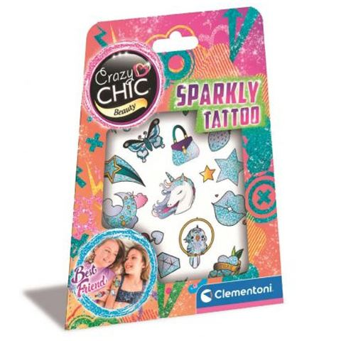 Clementoni Crazy Chic Sparkly Tattoo