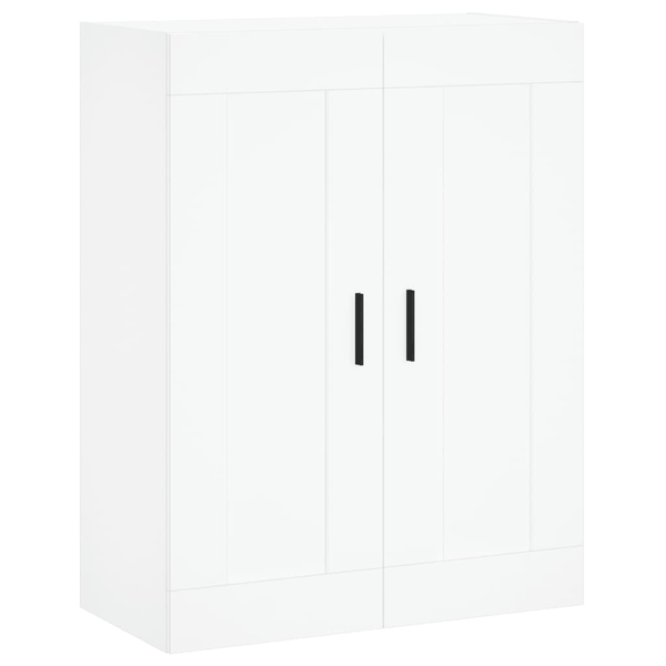 Dulap montat pe perete, alb, 69,5x34x90 cm, lemn prelucrat