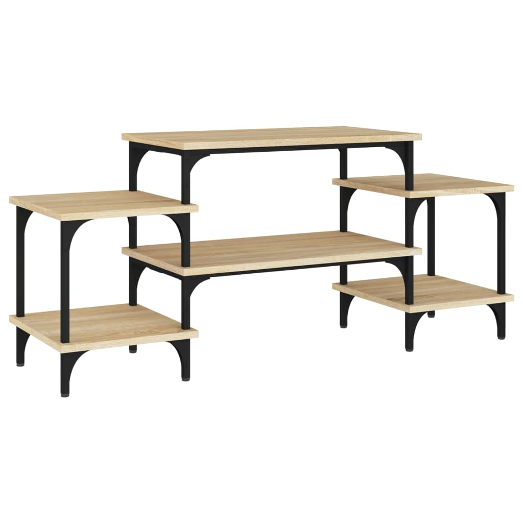 sonoma tölgyszínű szerelt fa TV-szekrény 117x35x52 cm (826316)