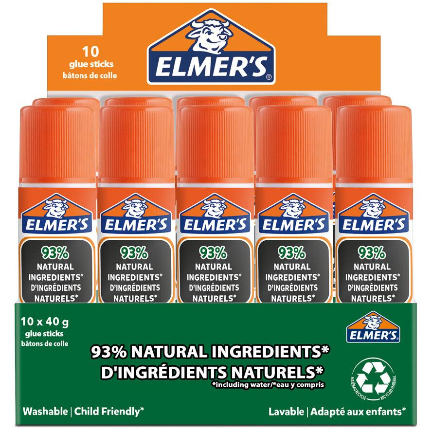 Elmers Klebestift Pure Glue 40G - 10er Faltschachtel (2143886) (2143886)