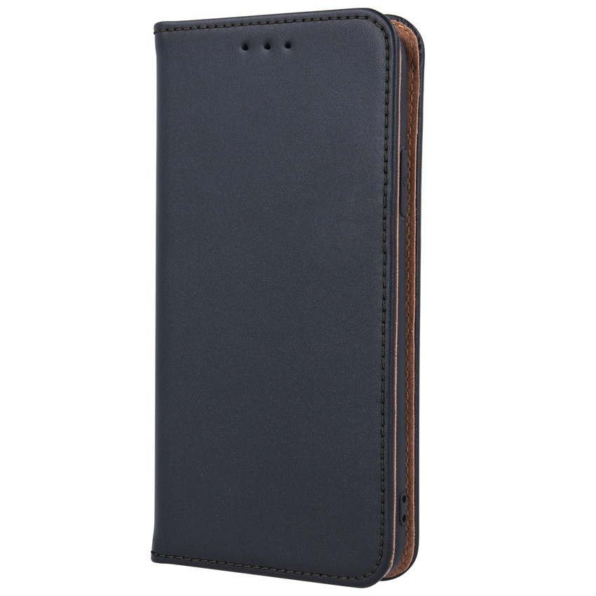 Xiaomi Redmi Note 11 Pro / Note 11 Pro 5G / Note 11E Pro, Oldalra nyíló tok, valódi bőrtok, stand, Smart Pro, fekete (112622)