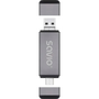 Czytnik Savio Czytnik kart SD 3w1, USB-C+ USB-A 2.0+ Micro USB, AK-72