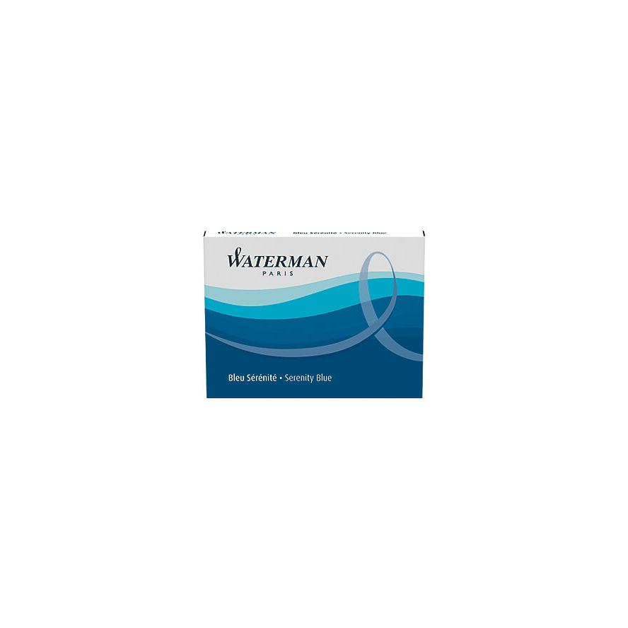 Waterman 7190001002 Töltőtoll patron / Kék (8 db) (S0110860)