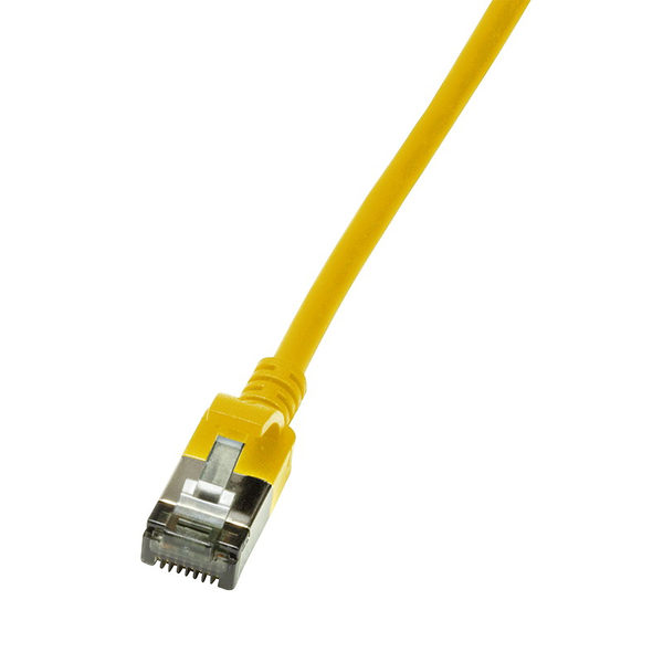 Logilink Patchkabel CAT6A U/FTP TPE SlimLine gelb 2,0m