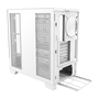 Carcasa ATX Mid Tower, Darkflash, sticla securizata, 491 x 258 x 451 mm, fara ventilatoare, alb
