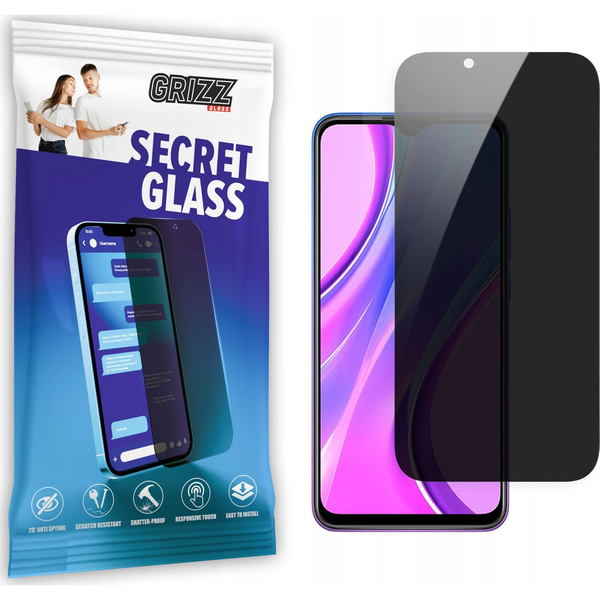  GrizzGlass Szkło prywatyzujące GrizzGlass SecretGlass Xiaomi Redmi 9T