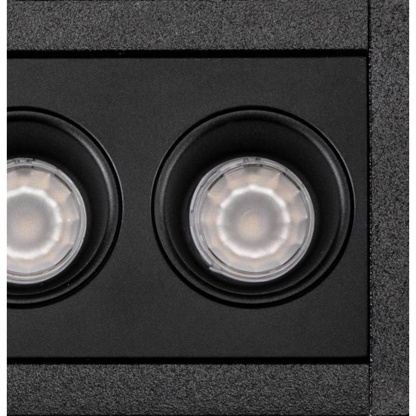 SLV MILANDOS 8 LED-es beépíthető lámpa fekete (1005423) (SLV1005423)