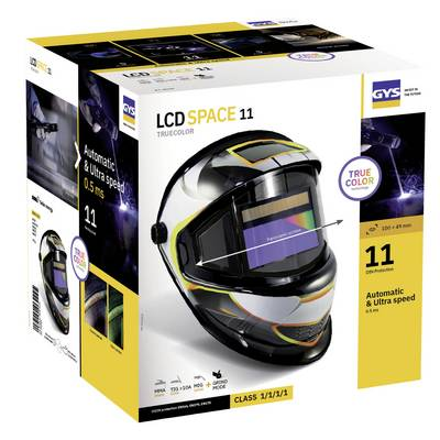 GYS Space 11 True Color Hegesztő védőpajzs EN 166, EN 175, EN 379 (062245) (062245)