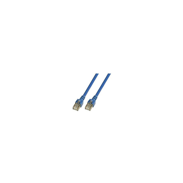 EFB RJ45 Patchkabel SF/UTP, Cat.5e, PVC, CCA, 1m, blau (K5459.1)