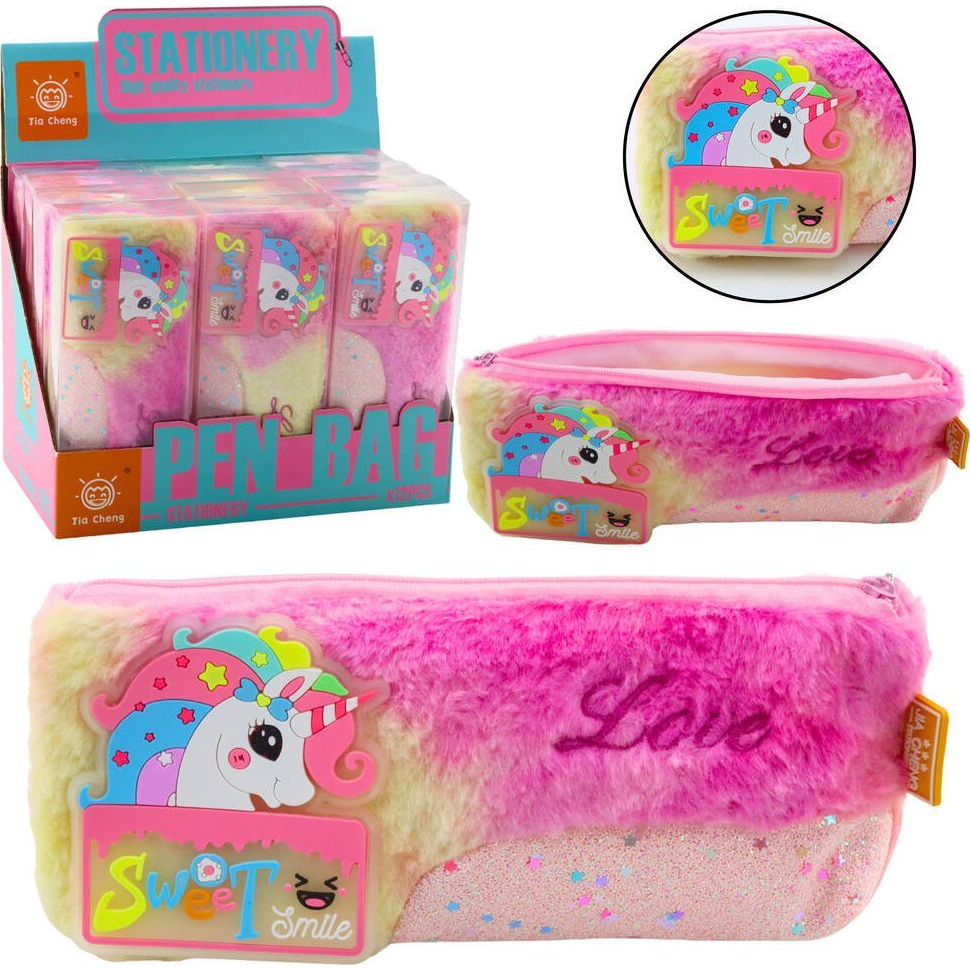 Plüss Tolltartó Unicorn Glitter Elements Unicorn Pink 21982 (21982)