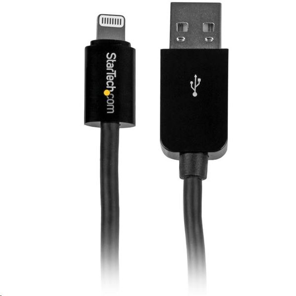 StarTech.com USB -> Lightning kábel fekete 3m (USBLT3MB) (USBLT3MB)