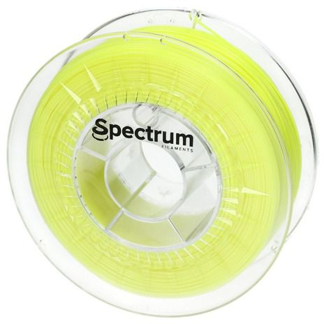 Spectrum Filaments 80017 PLA Premium 3D nyomtatószál PLA műanyag utánvilágító 1.75 mm 1000 g fluo yellow, Fluoreszkáló, Sárga 1 db (5903175657169)