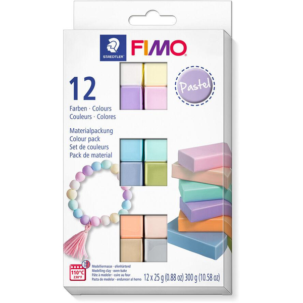 Set Fimo soft Pastel tepelně vytvrzovací hmoty
