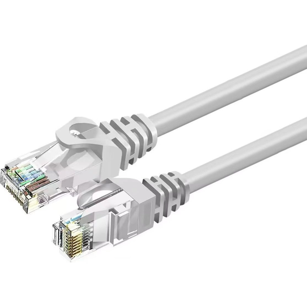ZOY Kabel Sieciowy Ethernet Cat. 6a UTP CCA Szary 0,25m ZCR025G