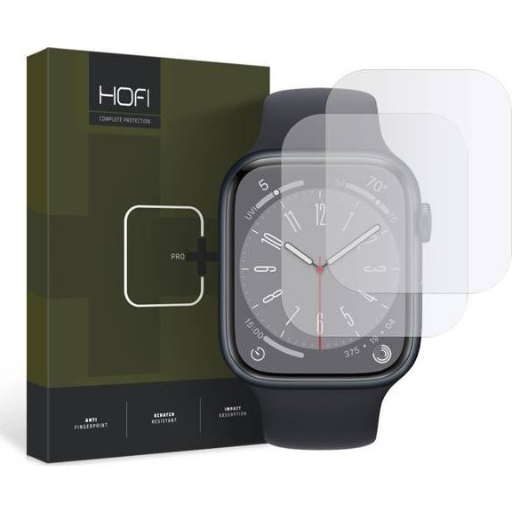 HOFI HIDROGELNA FOLIJA ZA APPLE WATCH 4 5 6 7 8 SE 40 41 MM CLEAR 2-PAK.