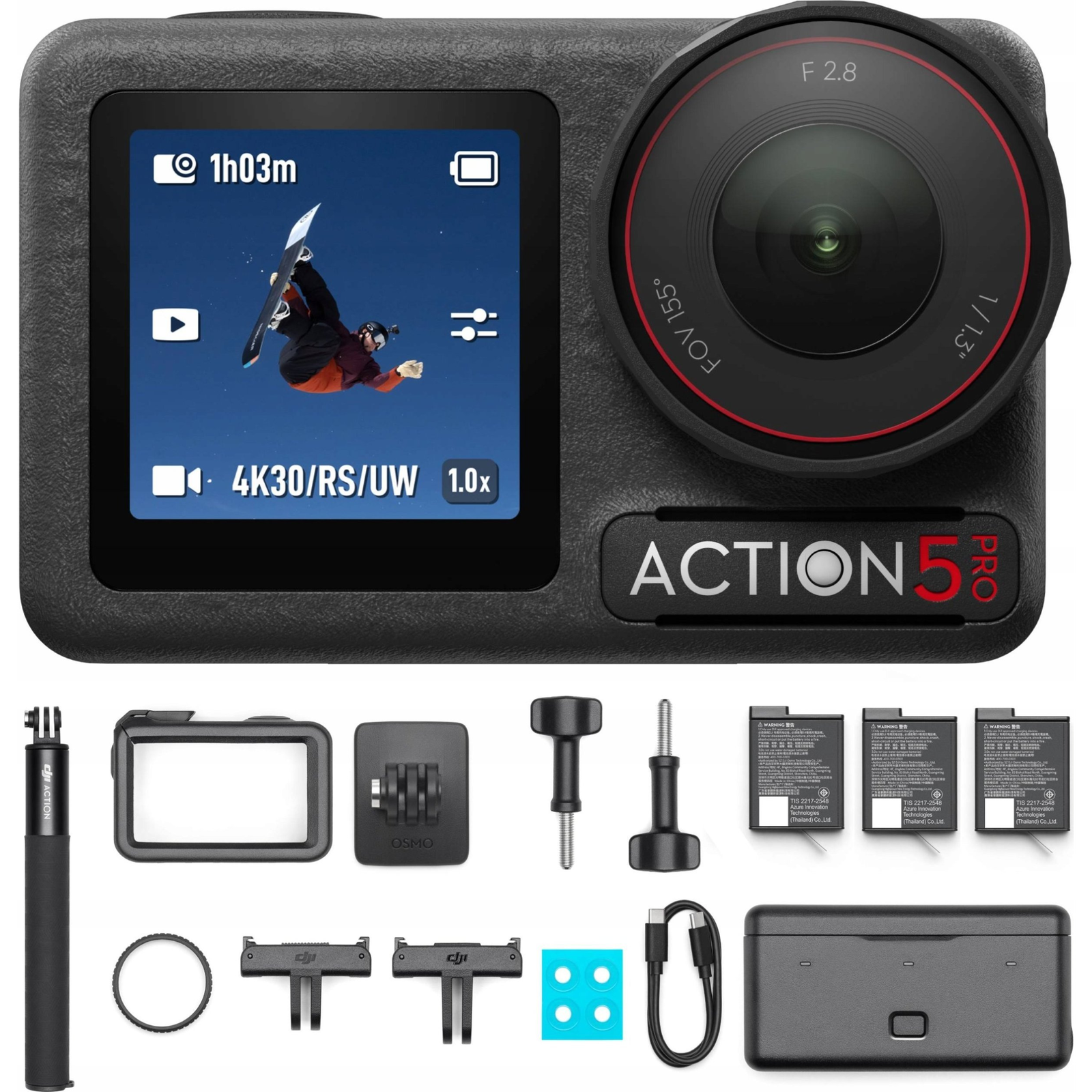DJI Osmo Action 5 Pro Adventure Combo (CP.OS.00000350.01)
