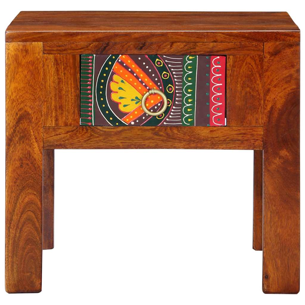 éjjeliszekrény 2 db 40x40x36 cm tömör fa akácfa (4016488)