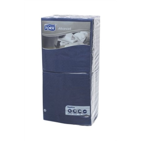 Tork Advanced 1/4 hajtogatott szalvéta 2 rétegű 33x33 cm - Sötétkék (200 db) (477215)