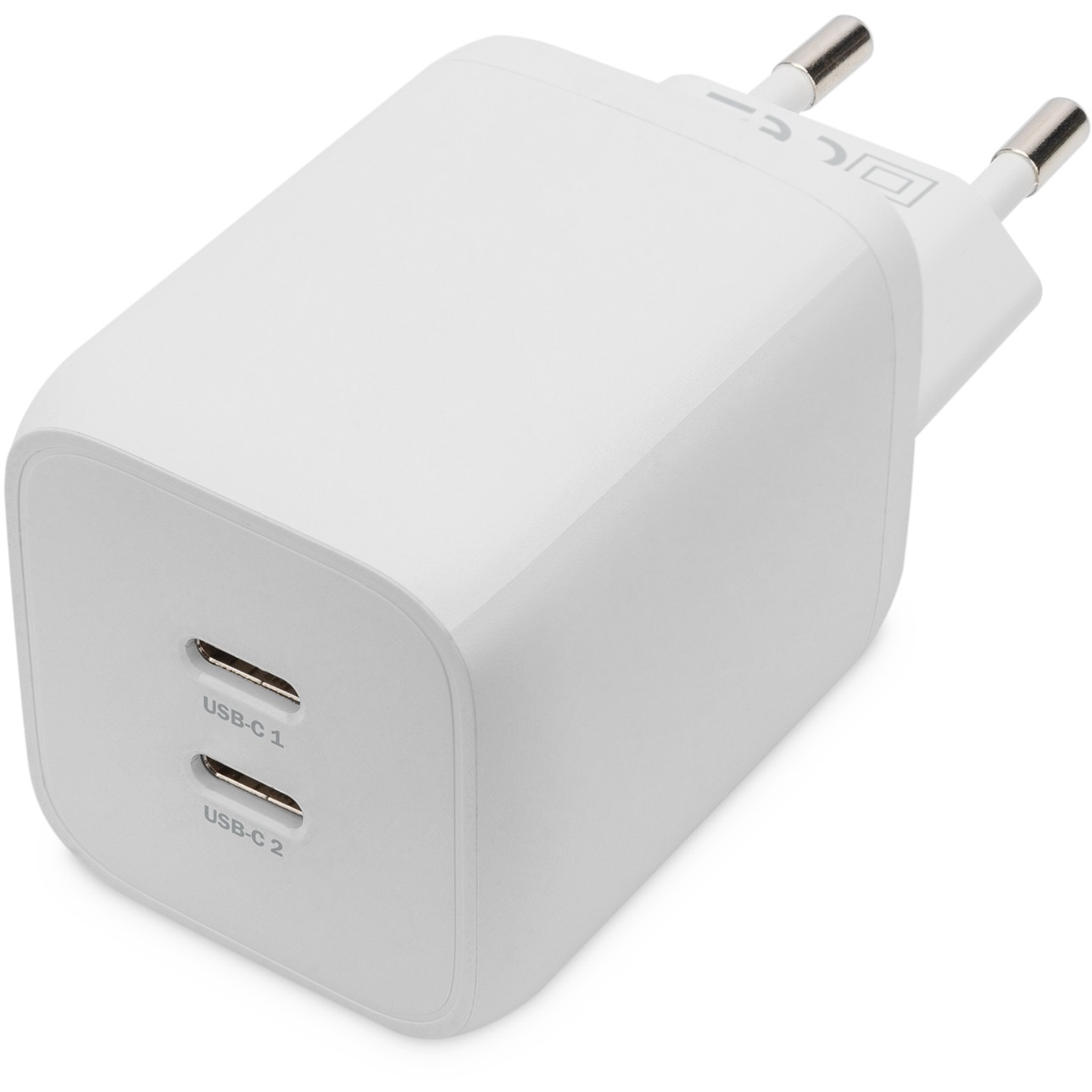 Digitus 2xUSB-C töltőadapter fehér (DA-10063) (DA-10063)