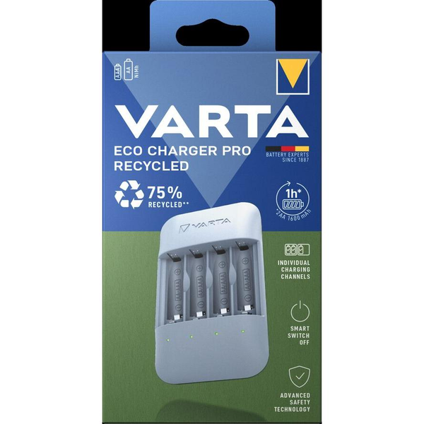 Varta Eco Charger Pro Recycled 4x AA/AAA NiMH Akkumulátor töltő