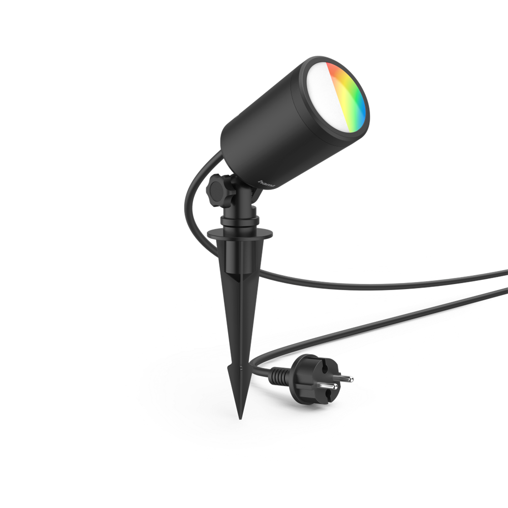 Hama 00176630 intelligens fényerő szabályozás Intelligens kerti világítás Wi-Fi Fekete 7 W (176630)