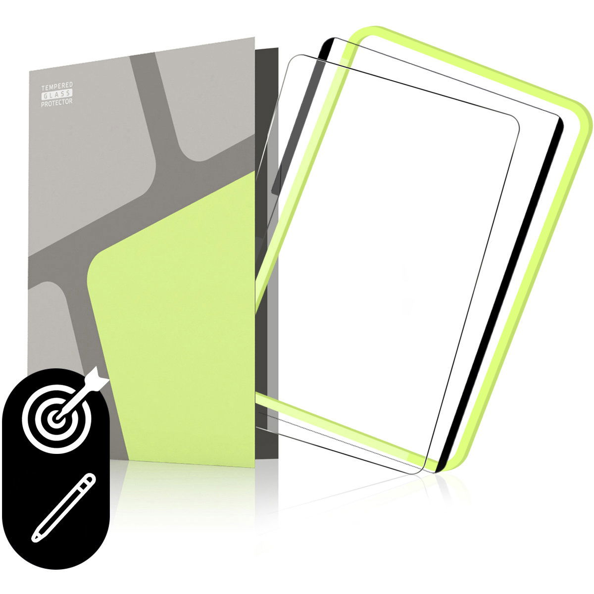 Tempered Glass Protector iPad Air 11 M2 2024 üvegfólia + mágneses paperlike + applikátor (TGP-AIPM2-IF)