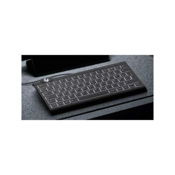 KeySonic KSK-5010ELC (DE) tastatur Hjem USB QWERTZ Tysk Sort