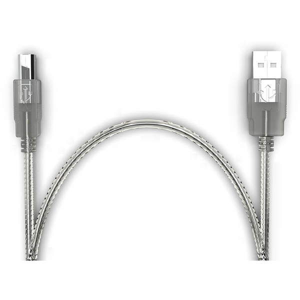 INCA Druckerkabel USB-A2.0->Anschluss Drucker  1.50m transp.