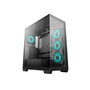 Deepcool CG580 4F Midi Torony Számítógépház + 4db 120mm ARGB ventilátor - Fekete