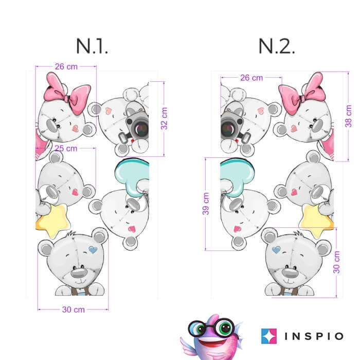 Macis, ajtó köré helyezhető falmatricák N.1 - JOBB OLDALRA (9044f)