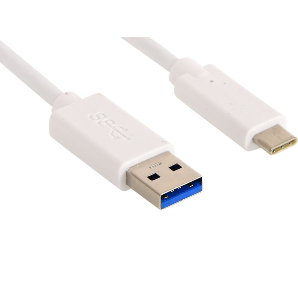 Sandberg 136-15 USB-kabel USB 3.2 Gen 1 (3.1 Gen 1) USB A USB C Wit