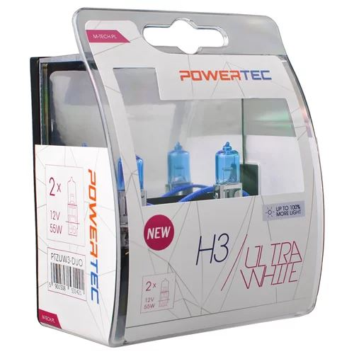 PowerTec Ultra White H3 izzó 12V DUO (72531421) (p72531421)