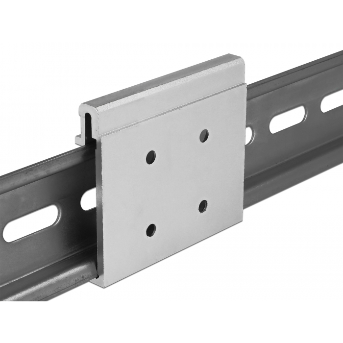 Delock Alumínium rögzítő pánt DIN Rail-hez (65992) (65992)