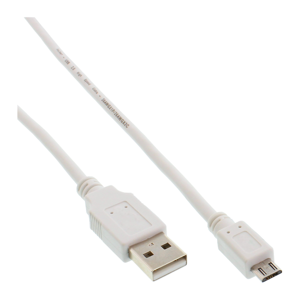 InLine 31718W cavo USB USB 2.0 USB A Micro-USB B