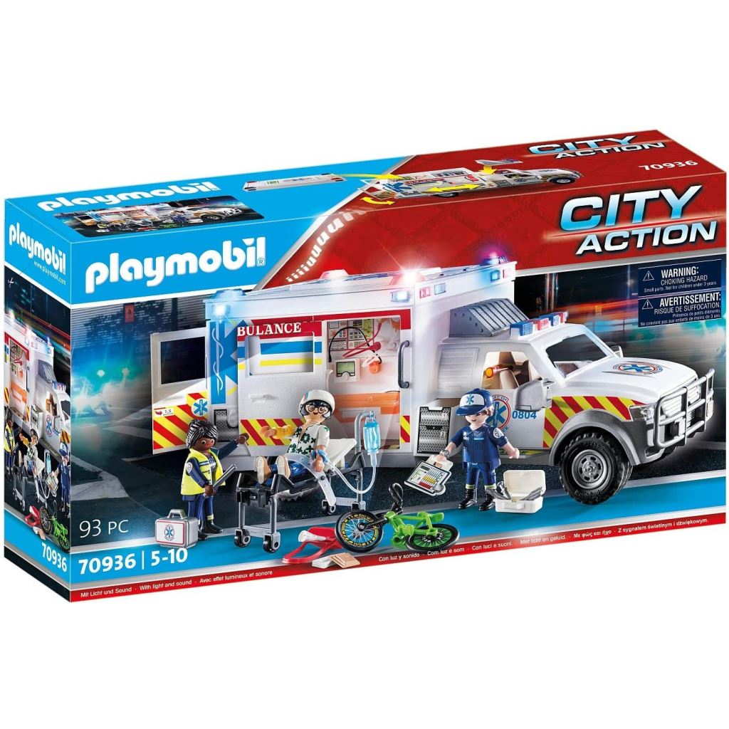 Playmobil: amerikai mentőautó (70936) (Playmobil70936)