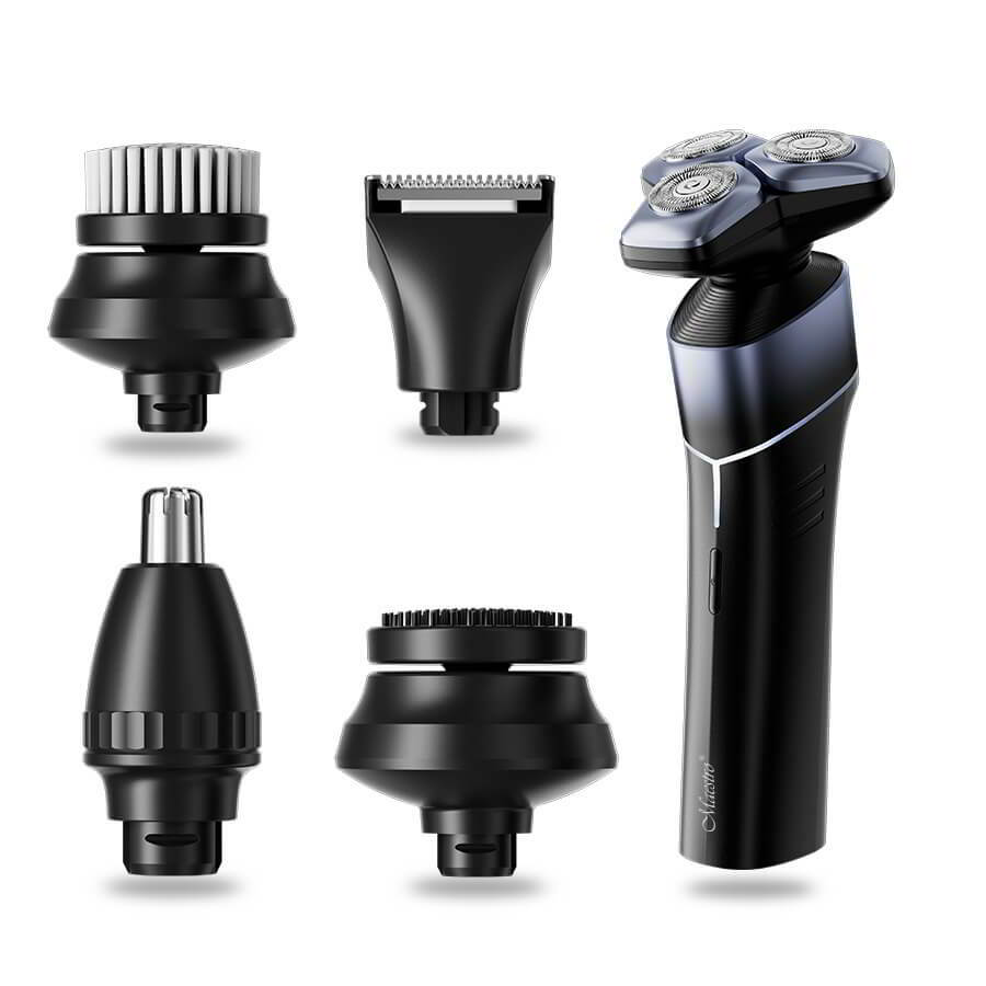 Maestro MR-675 5az1 USB Akkus Borotválkozó készlet - Fekete (MR-675)