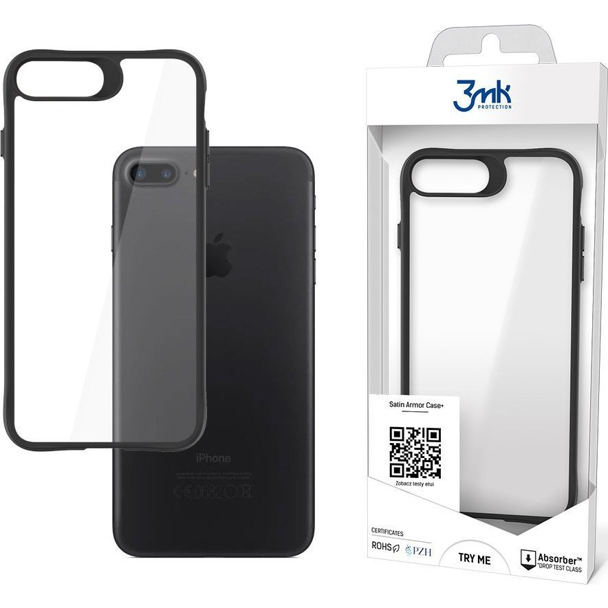3mk Satin Armor Case+ átlátszó, TPU és PC anyagú telefontok Apple iPhone 6 Plus (5903108442350)