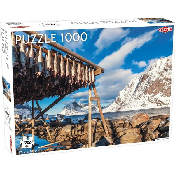 Tactic 58673 puzzel Legpuzzel 1000 stuk(s) Liggend