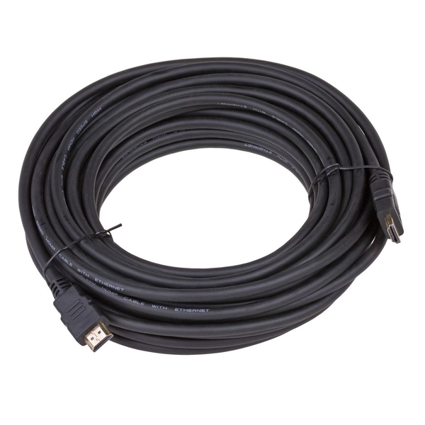 Akyga кабел, 2 x HDMI мъжки, 15 м, черен