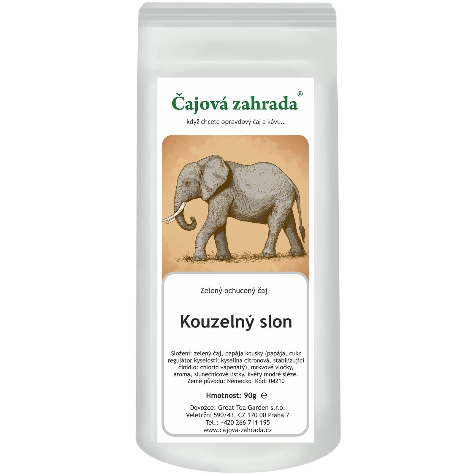Tea Garden - Magic Elephant - green flavored tea, 90 g (04210)