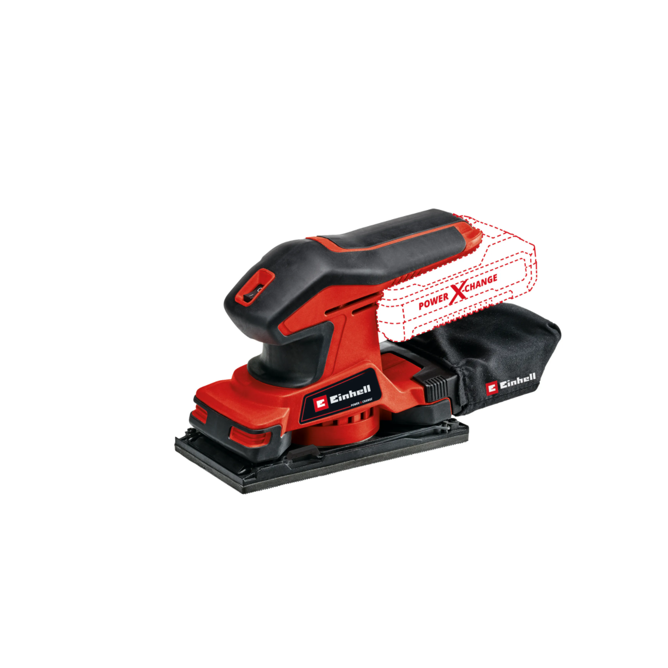 Einhell TC-OS 18/187 Li-Solo Akkumulátoros Rezgőcsiszoló (akku és töltő nélkül) (4460725)