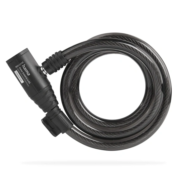 Hama 00178136 antifurto per bicicletta Nero 1200 mm