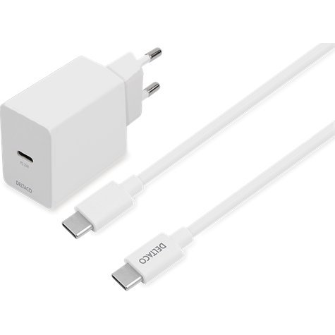  Deltaco Charger ELTACO 20 W, USB-C - USB-C, 1m ca