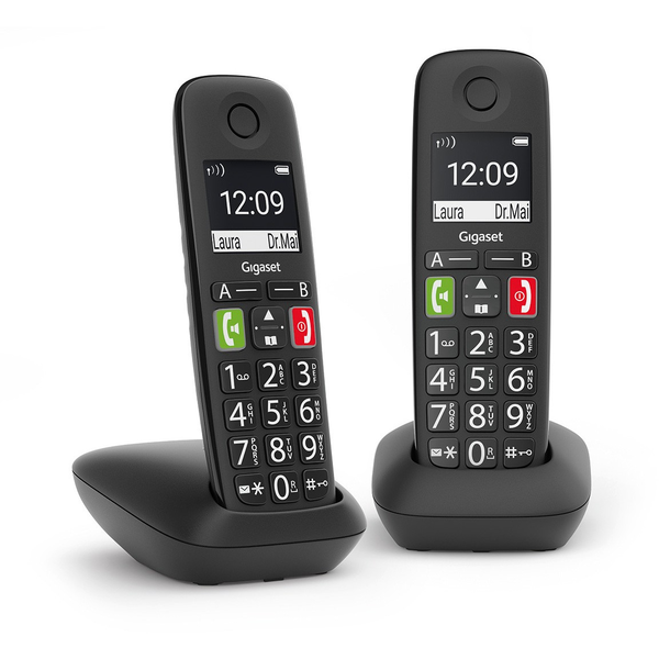 TELF Gigaset E290 Duo - Schnurlostelefon + Mobilteil